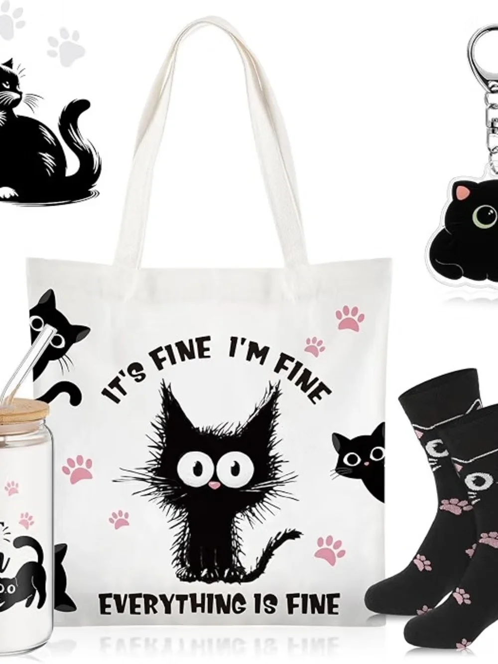 Black Cat Theme Gift Set